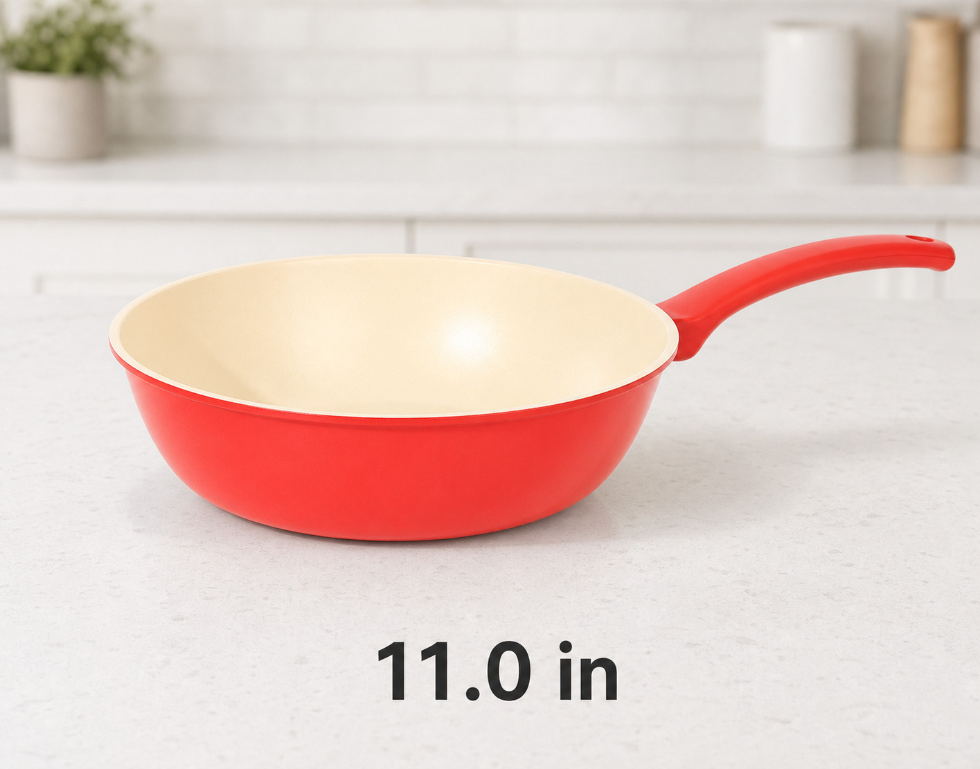 Made in Korea 11-Inch IH Induction Nonstick Wok Pan