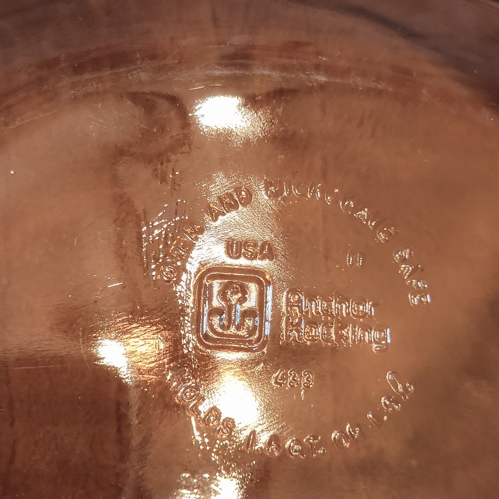 Anchor Hocking Fire King Oval Casserole Dish Amber Glass w Lid 433 1.5 Vintage