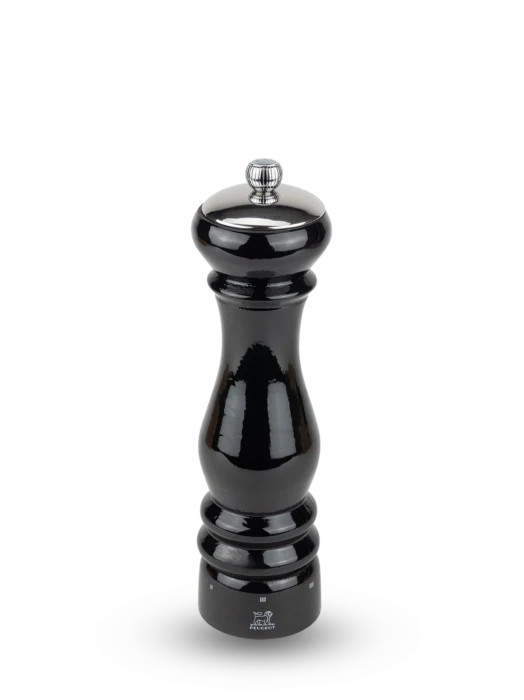 Peugeot PARIS ICÔNE Black Lacquer Pepper Mill – 22cm/8.75″