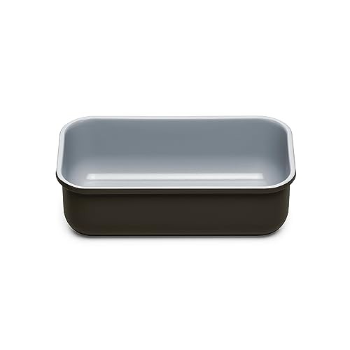 Non-Stick Ceramic 1 lb Loaf Pan – Naturally Slick Ceramic Loaf Pan (1lb) Black