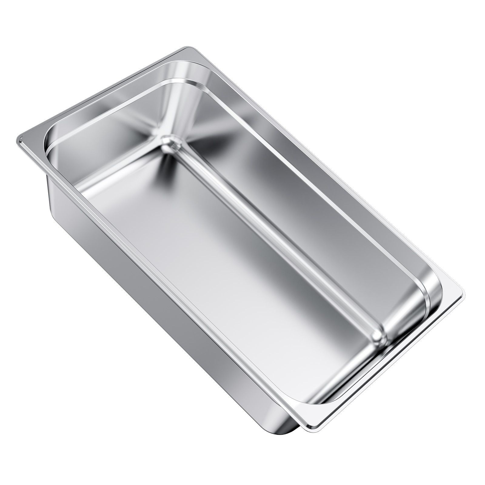 6in Deep Stainless Steam Pan 82 Qt Anti-Jam for Buffet