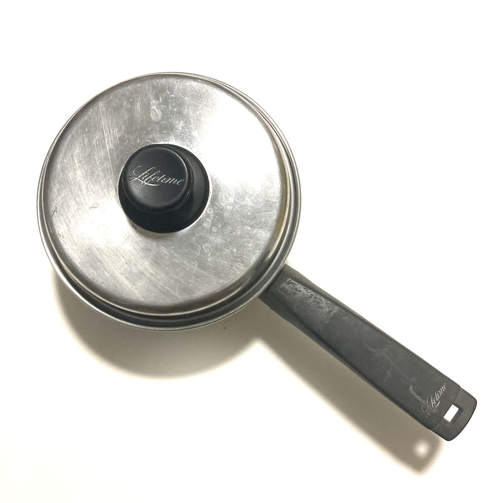 Vintage Lifetime Cookware 1.5 Quart Qt Saucepan Stainless Steel Made In USA