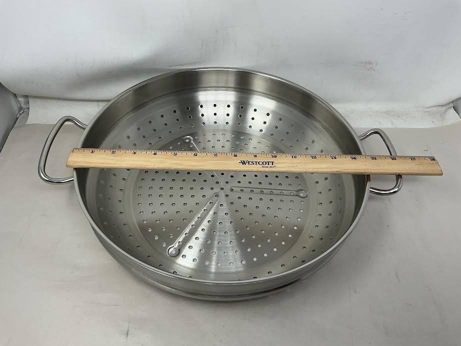 Fissler Original Profi Wok Steamer Insert, 14″, Silver