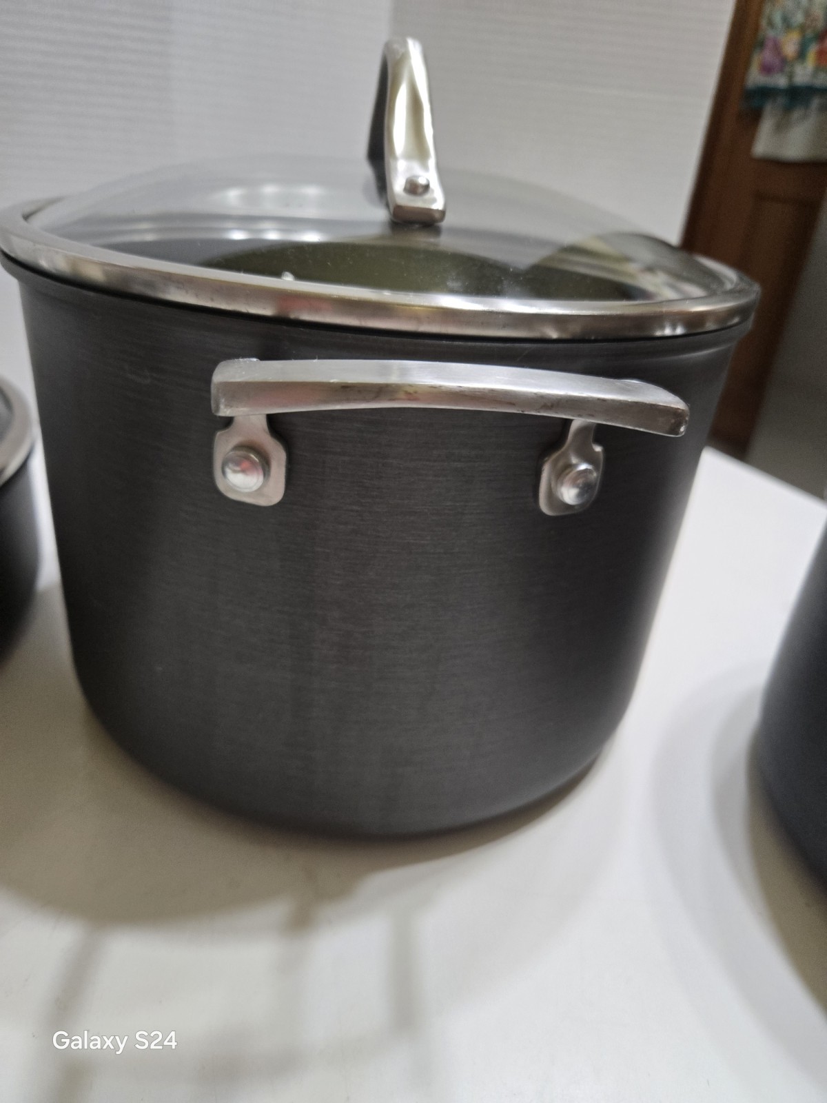 MEMBERS MARK PROFESSIONAL QUALITY 6 PIECES Hard Anodized Nonstick Cookware Set