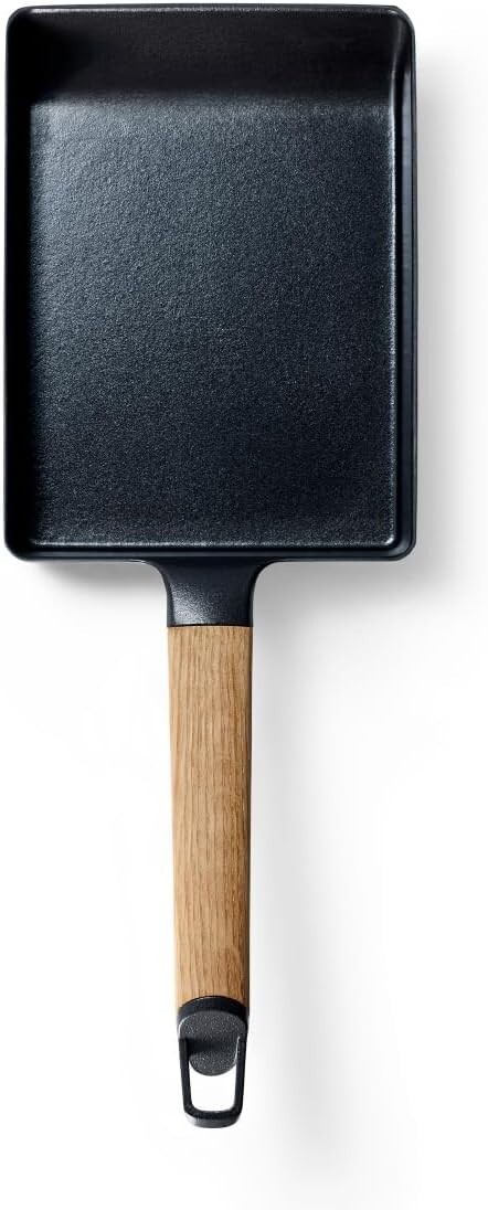 New Vermicula frying pan EGG & toast PAN Oak instant gas IH FPET-OK FLET-SSL Lid