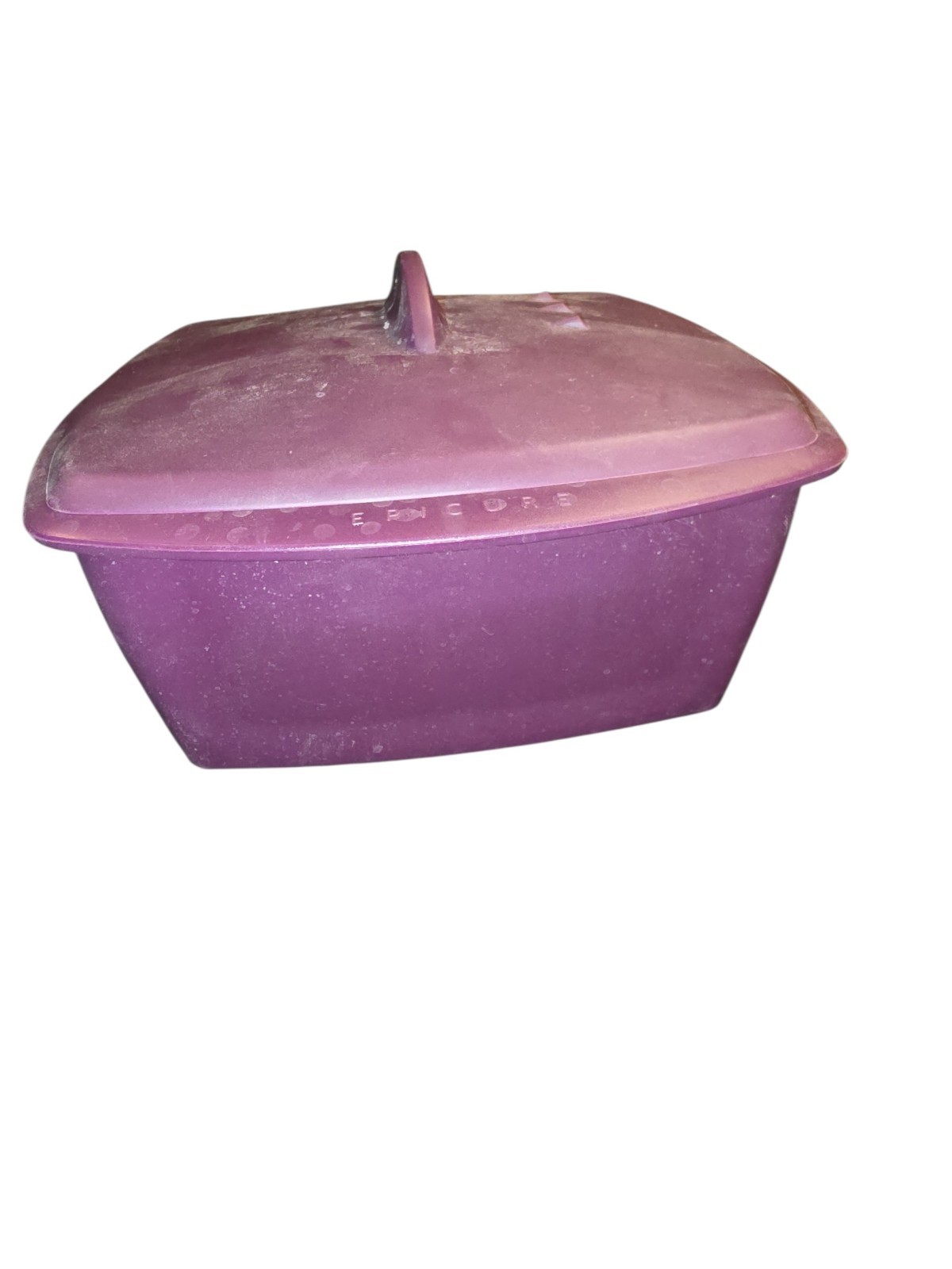 Epicure Multipurpose Microwave Steamer 3 Piece Silicone Deep Purple Casserole