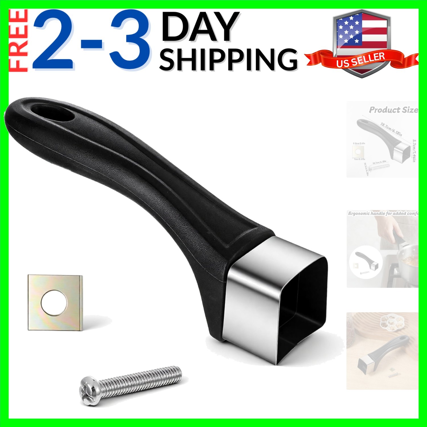 Bakelite Pot Handle, Big Scald-Proof Long Handle Replacement Grip, Cookware P…