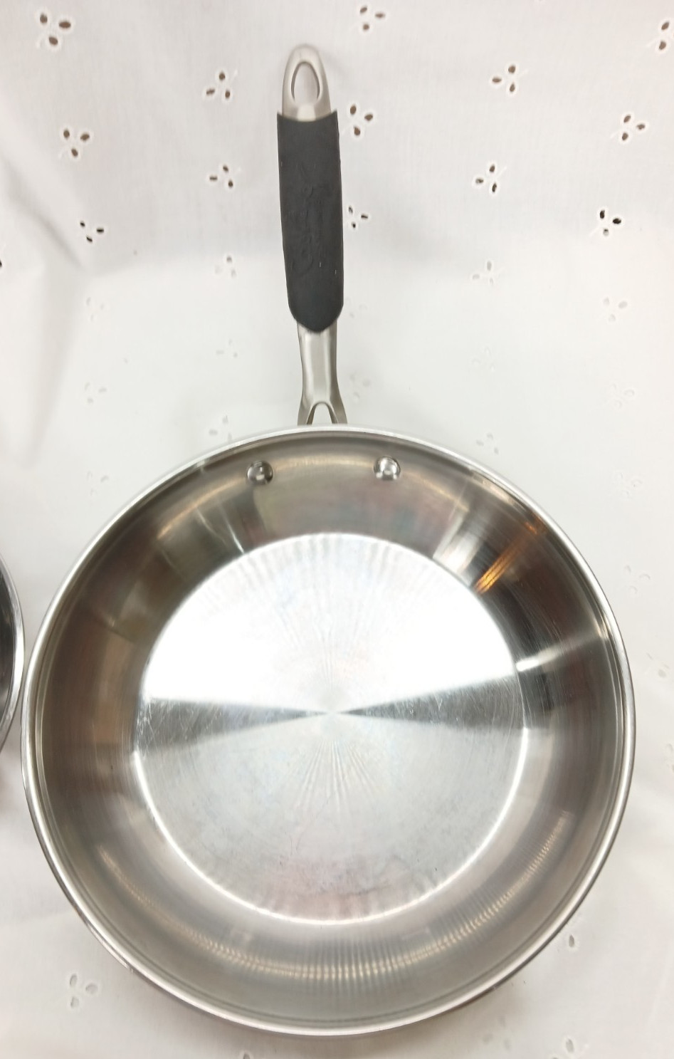CALPHALON STAINLESS STEEL 8″ #1388 & 10″ #1390 FRYING PAN SKILLET FREE SHIPPING