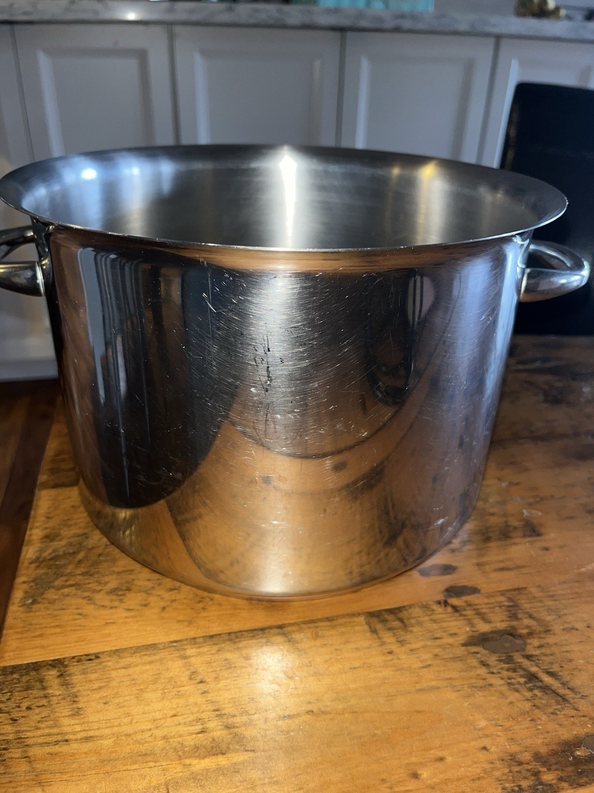 Kirkland Signature Copper Core 8 QT Stockpot 18/10 Stainless Steel – No Lid