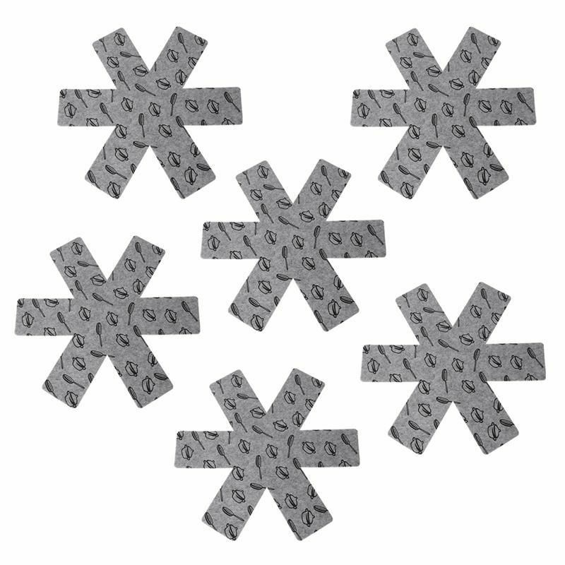 5pcs Non-stick Protection for Pad Pan 38*38cm Divider Pads to Prevent Scratching