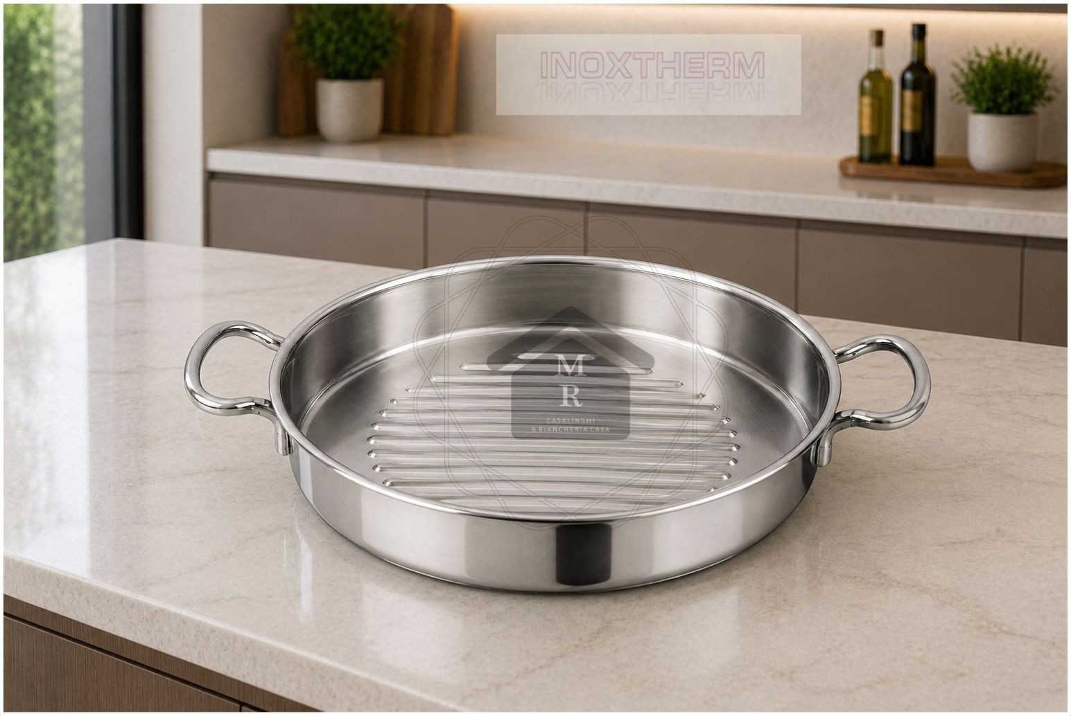 18/10 Stainless Steel Inoxtherm Grilled Steakhouse – Barbecue Effect