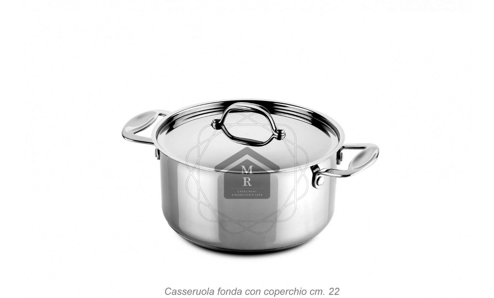 Glamour 18/10 Stainless Steel Nonstick Bottom Casserole – Triple Layer