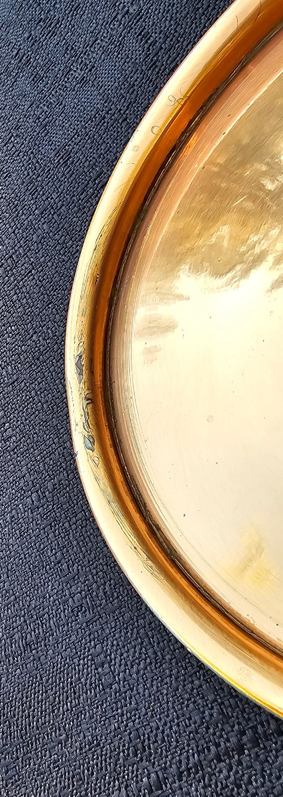 Ruffoni Historia 12cm Hammered Copper Lid ONLY with Acorn Bronze Knob Italy