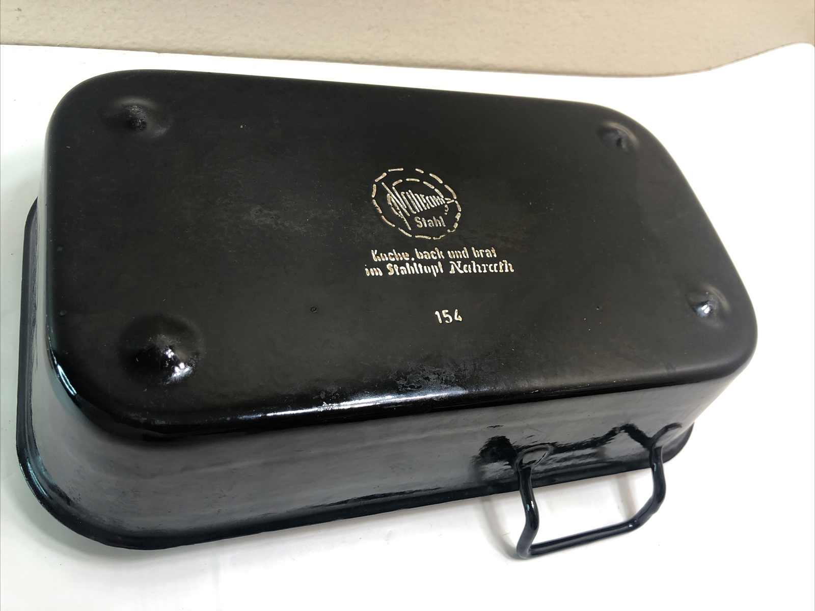 Stahltopt Nahrath Stahl Roaster Pan Enamelware Blue 154