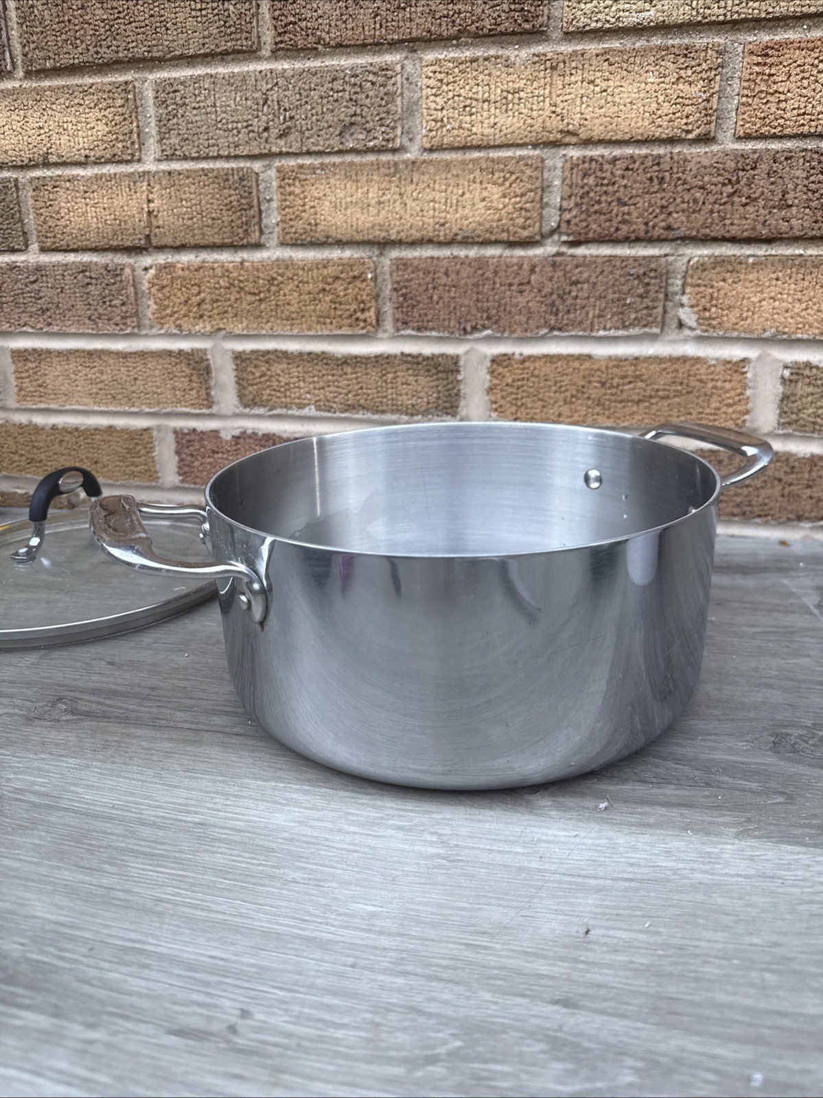Tramontina Tri-Ply Clad Stainless Steel 5Qt. 4.7L Pot Induction Ready Dutch Oven