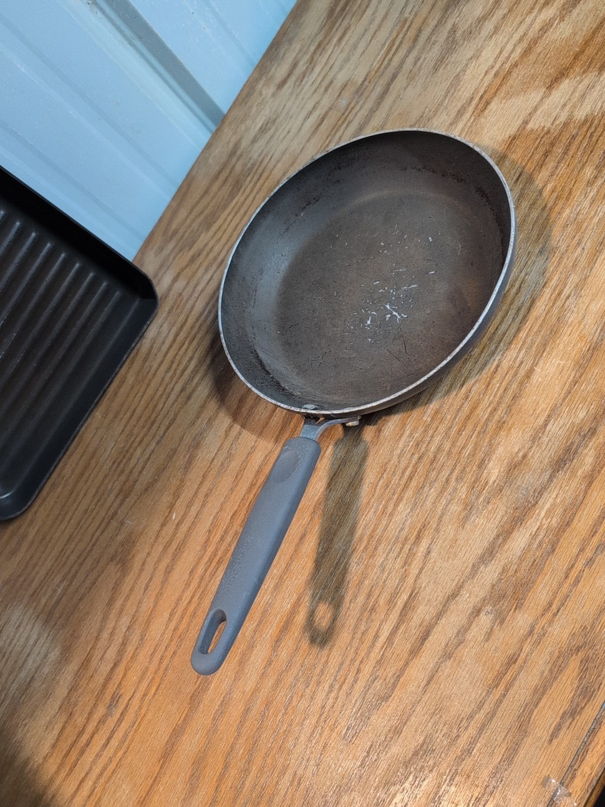 Thomas Rosenthal Hard Anodized Teflon Non Stick Square Grill Pan & Sliver Stone