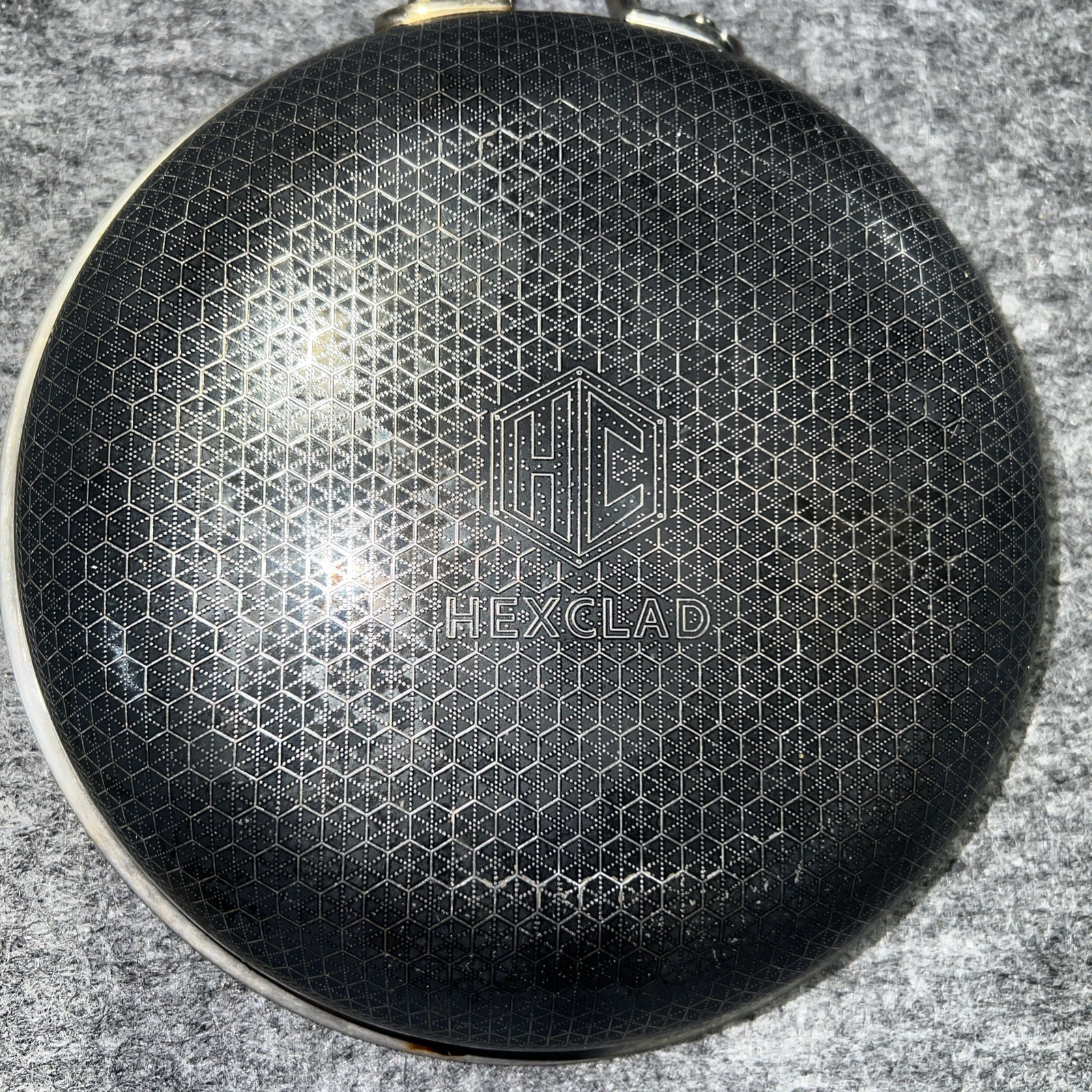 HEXCLAD 8″ Fry Pan Hybrid Stainless Steel Non-Stick Frying Pan No Lid