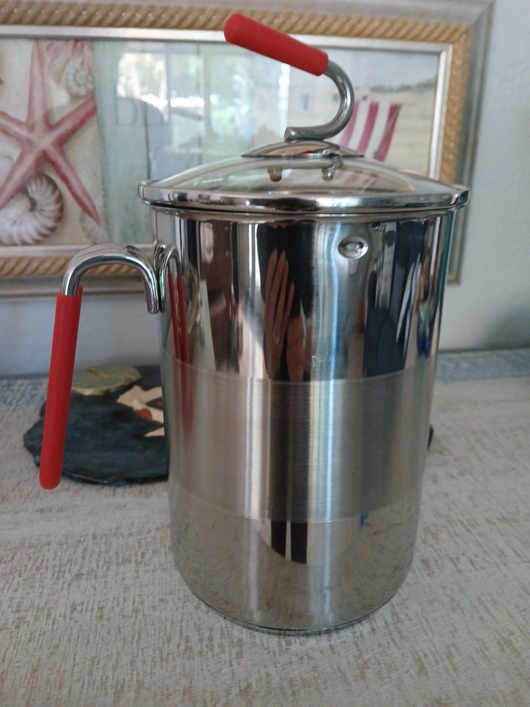 Steamer Pot w/ Basket & Lid – Stainless Steel Great Condition