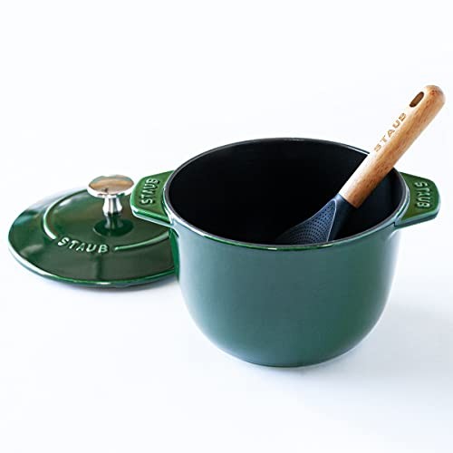 Staub La Cocotte de GOHAN M size, φ160mm 1.8L, Basil Green, Limited Edition