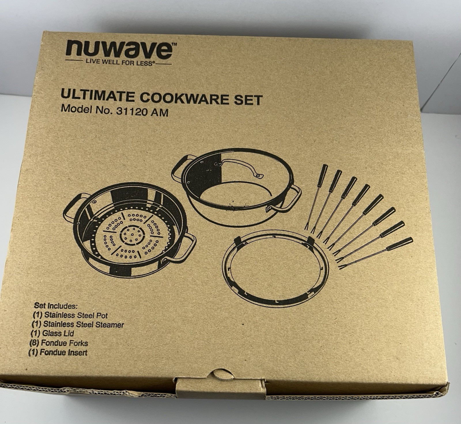 Nuwave Precision Induction 31120 AM Stainless Steel Ultimate Cookware Set