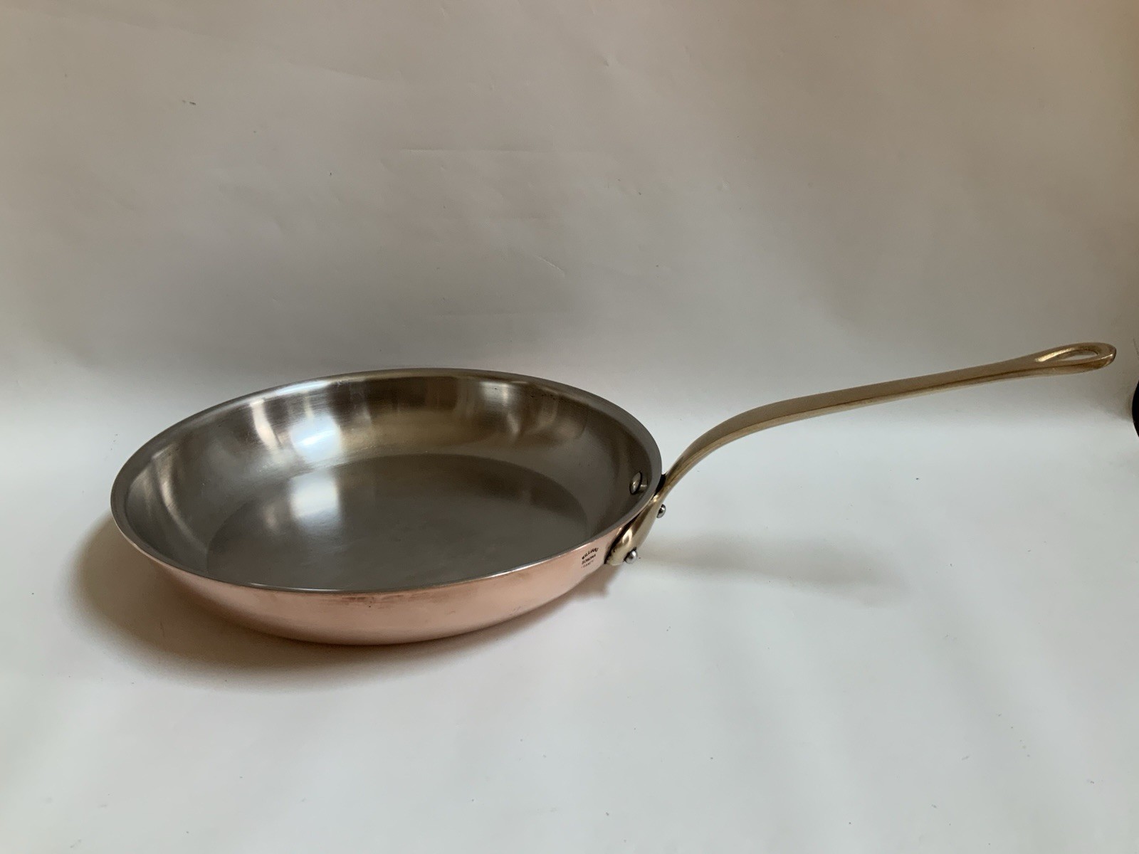 Williams Sonoma Copper & Brass SKILLET Pan 12’’ Made in France