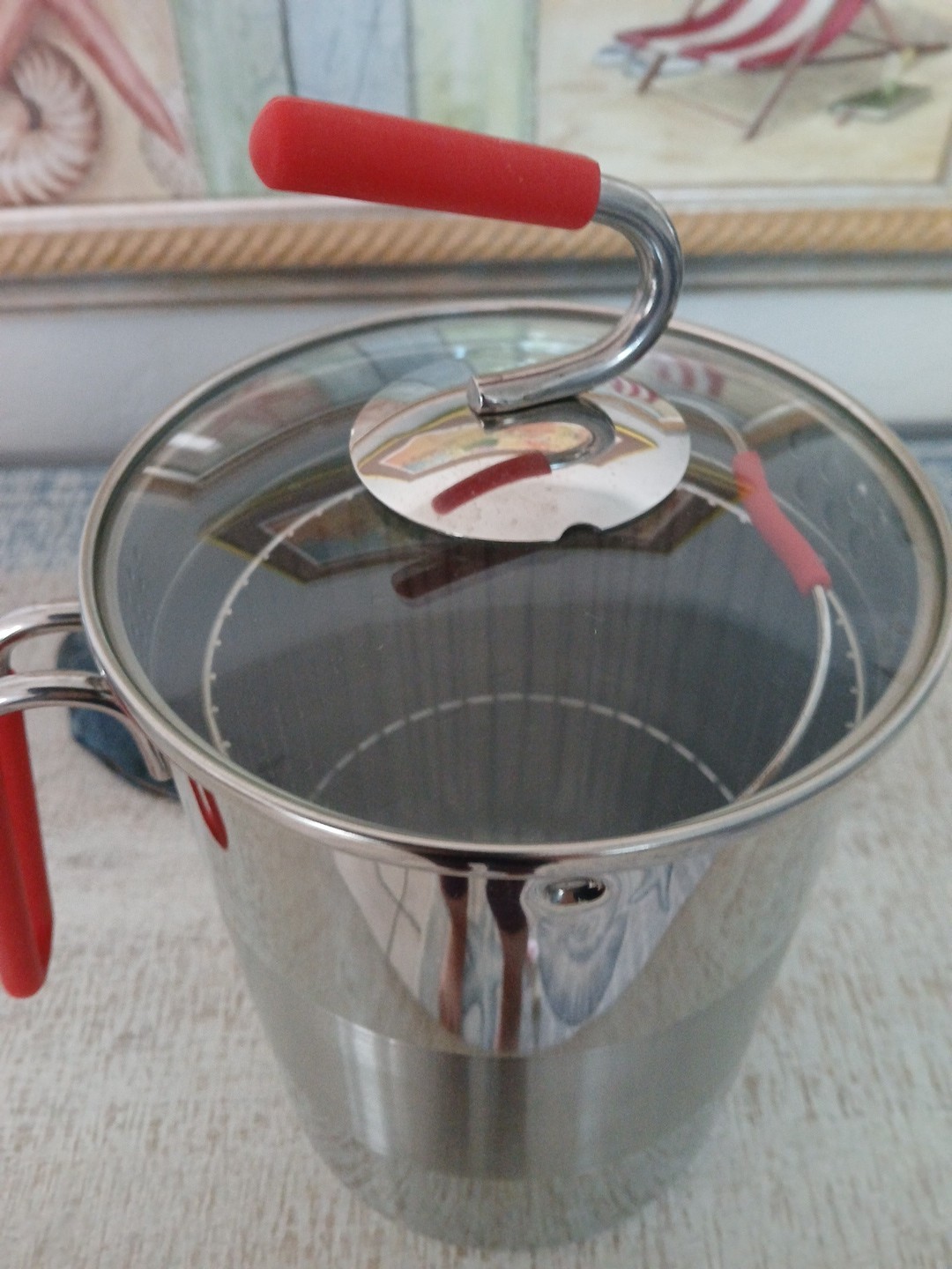 Steamer Pot w/ Basket & Lid – Stainless Steel Great Condition