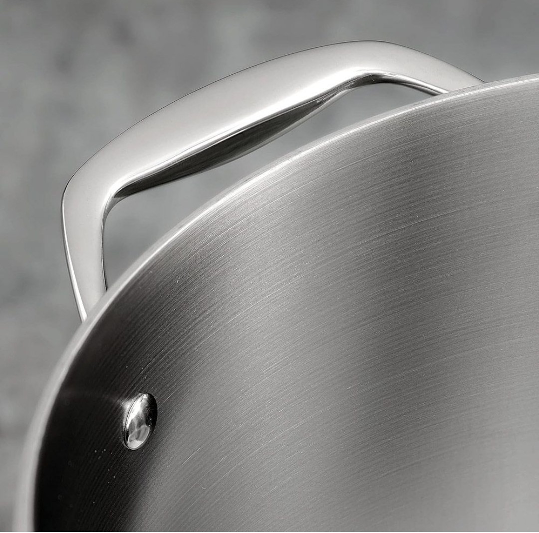Tramontina Tri-Ply Clad 4 Qt Stainless Steel Sauce Pan w/ Lid Induction New