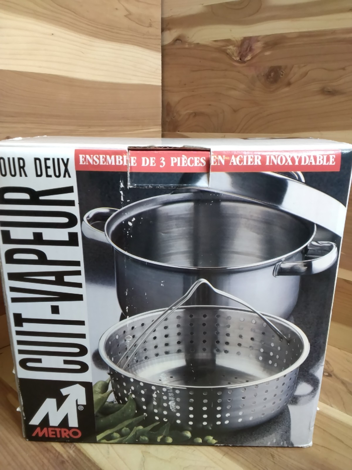 3 Piece Stainless Steel Steamer Set Pot Basket Lid Stovetop Electric Or Gas…