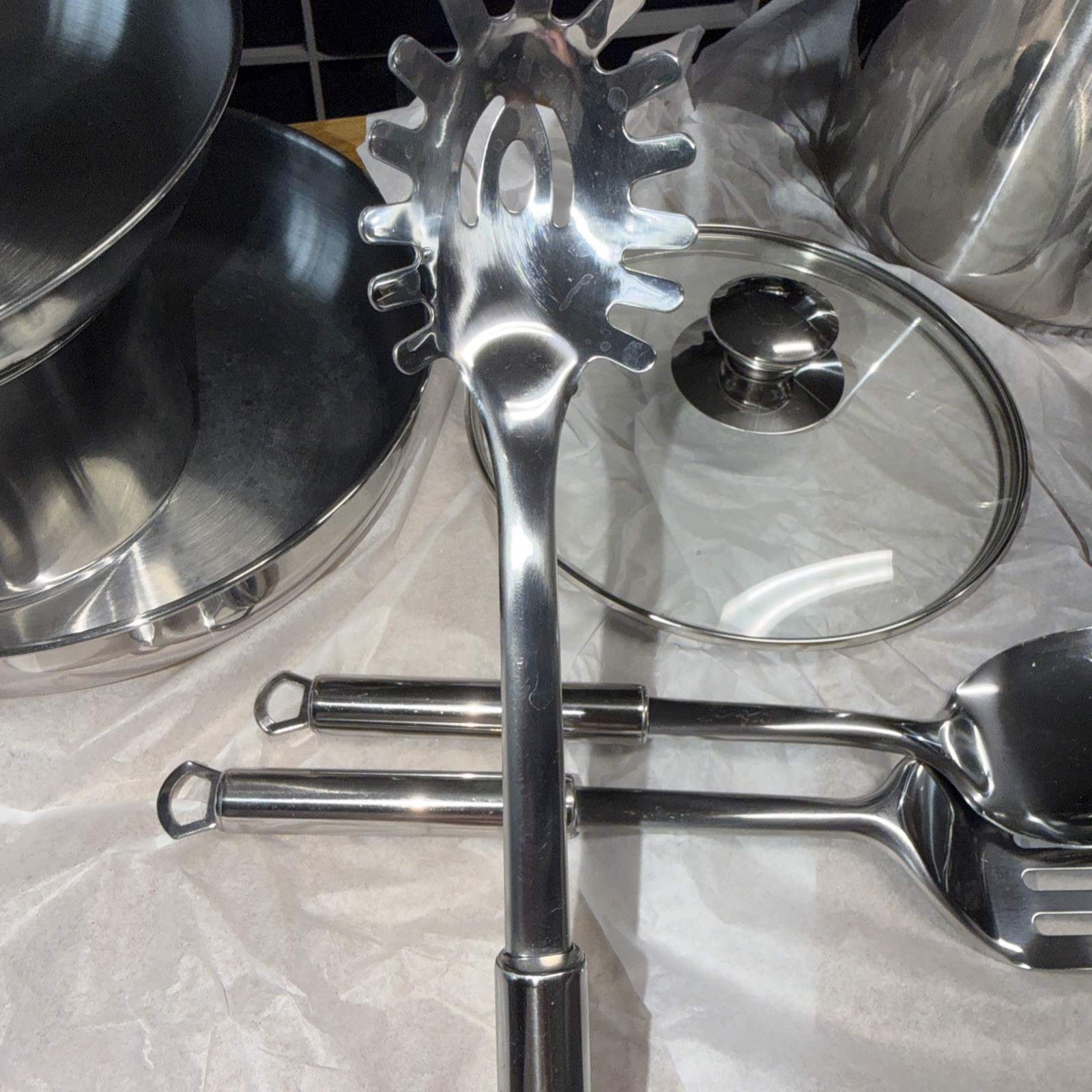 Tools of the Trade Stainless Steel 13-Pc. Cookware Set, Floor Display