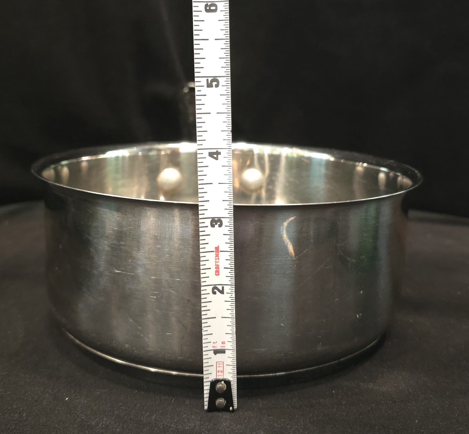 Wolfgang Puck Cafe Collection 8 piece set 18/10 Stainless Cookware Set EUC