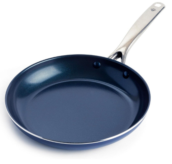 Diamond Infused Ceramic Non Stick Frying Pan Oven Safe Cookware Toxin Free 10 In