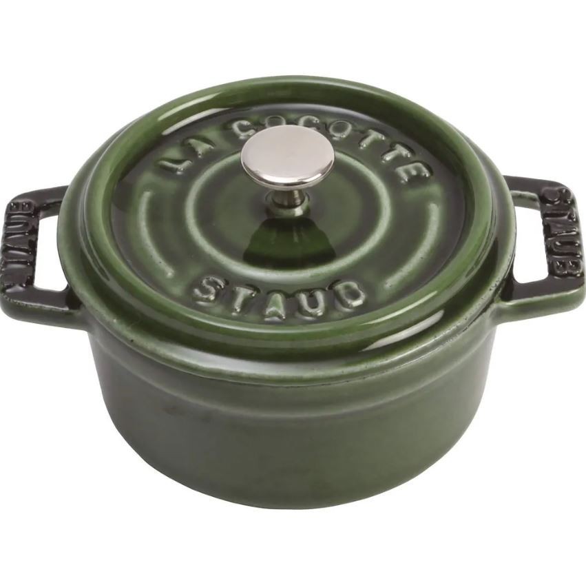 STAUB Cast Iron 0.25-qt Mini Round Cocotte