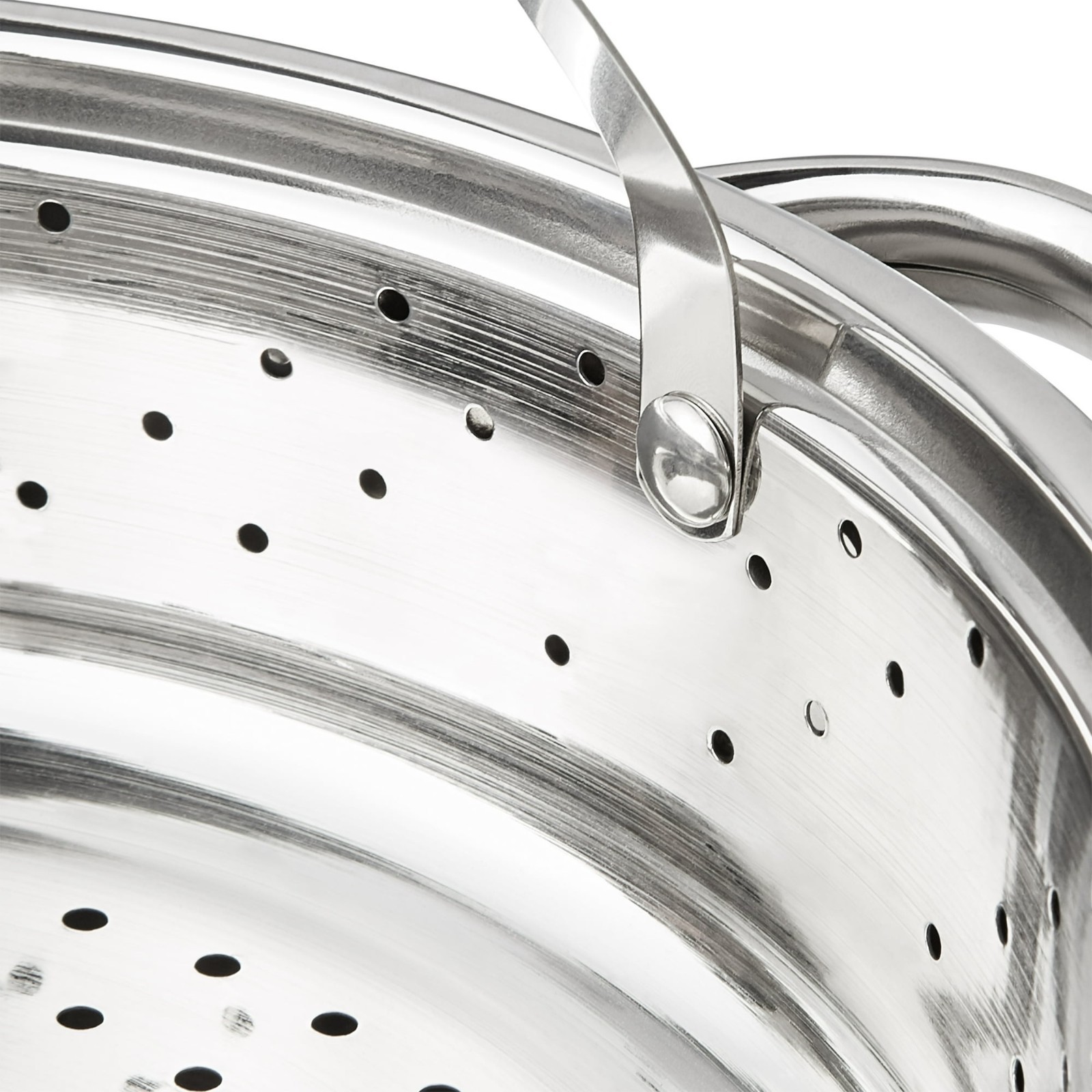 Multi-Cooker Set with Lid, 8 Qt Pasta Steam Pot, Stainless Steel, Steamer Basket