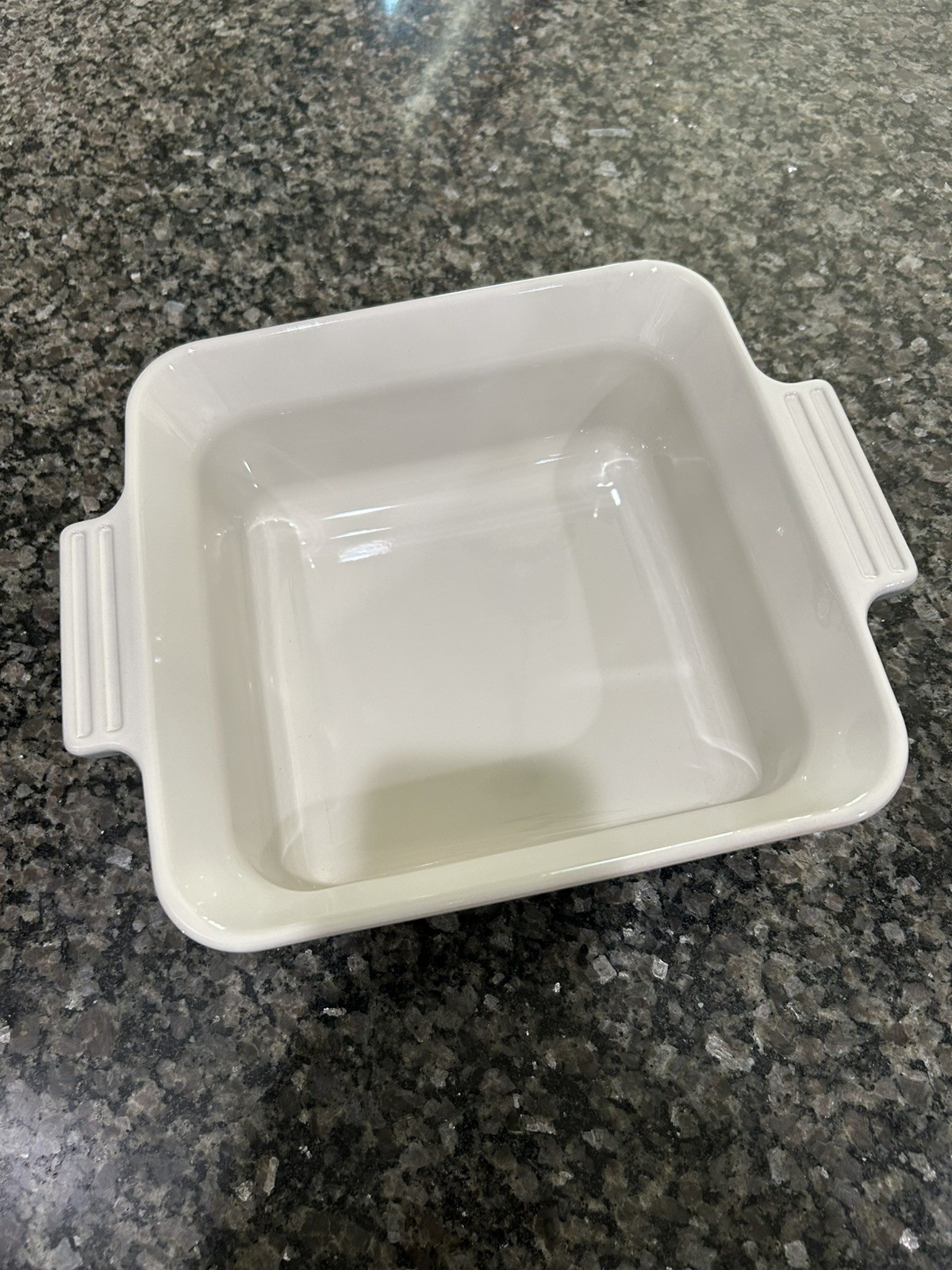 Le Creuset Stoneware 3-Quart Square Casserole with Lid, pistache green