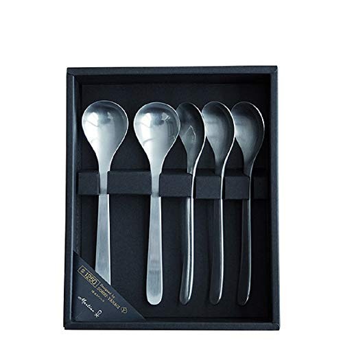 Sori Yanagi Stainless Teaspoons Length: 5.5 inches (14 cm) Made in Japan 5 PC