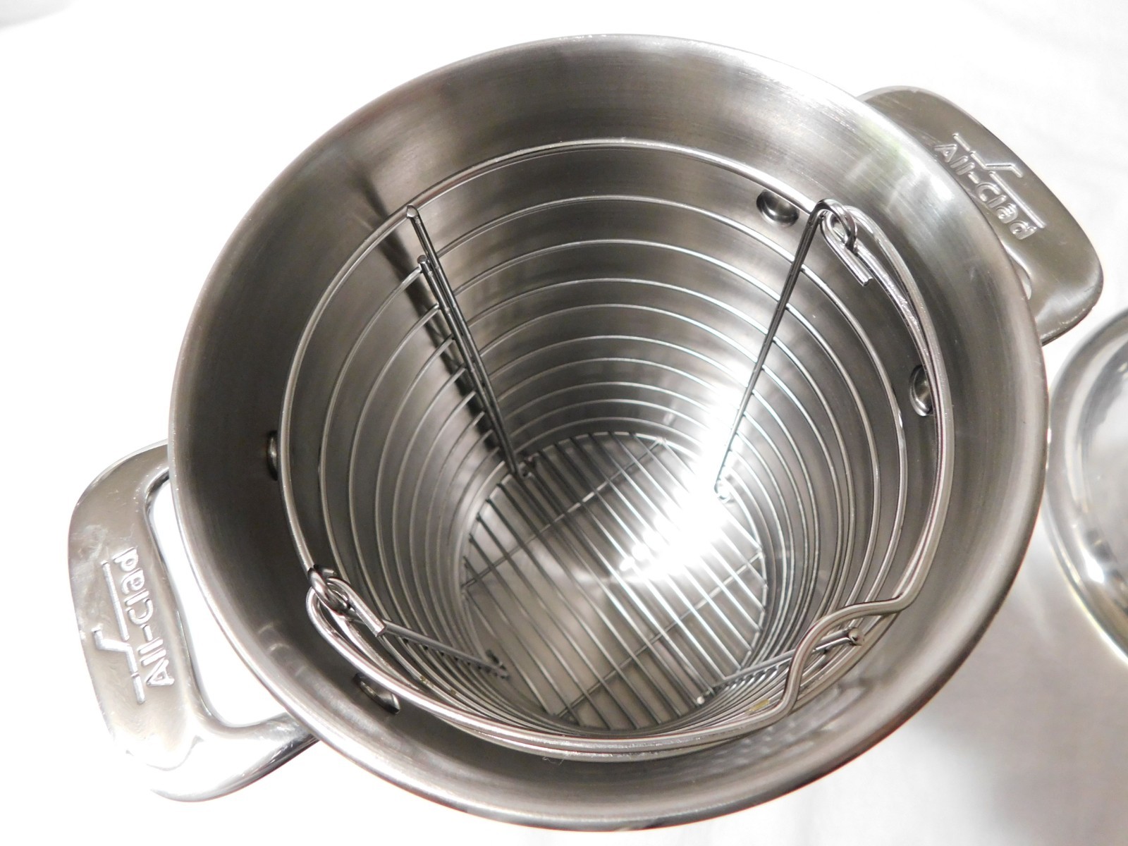 All-Clad Stainless Steel Asparagus Steamer Tall Pot No lid