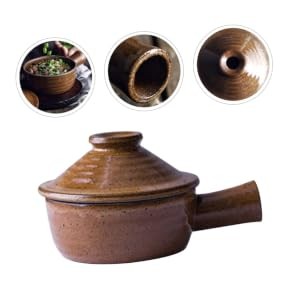 1pc Casserole Saucepan Stew Cooker Baking Dish Small Ceramic Bowl Mini Tart Pans