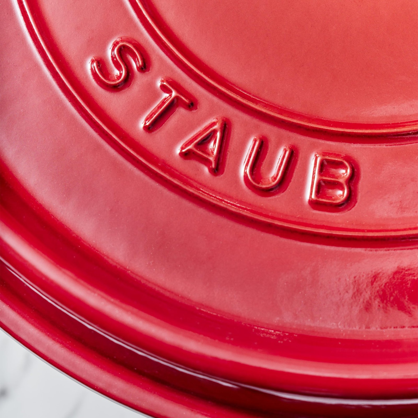 Cast Iron Dutch Oven 4-qt Round Cocotte, Made in France, Serves 3-4, Cherry