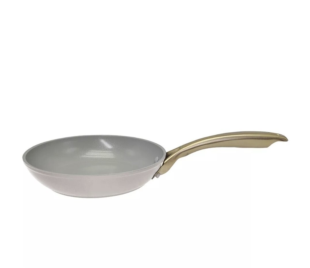 Sedona Kitchen Ceramic 8″ Fry Pan With Gold-toned Handle