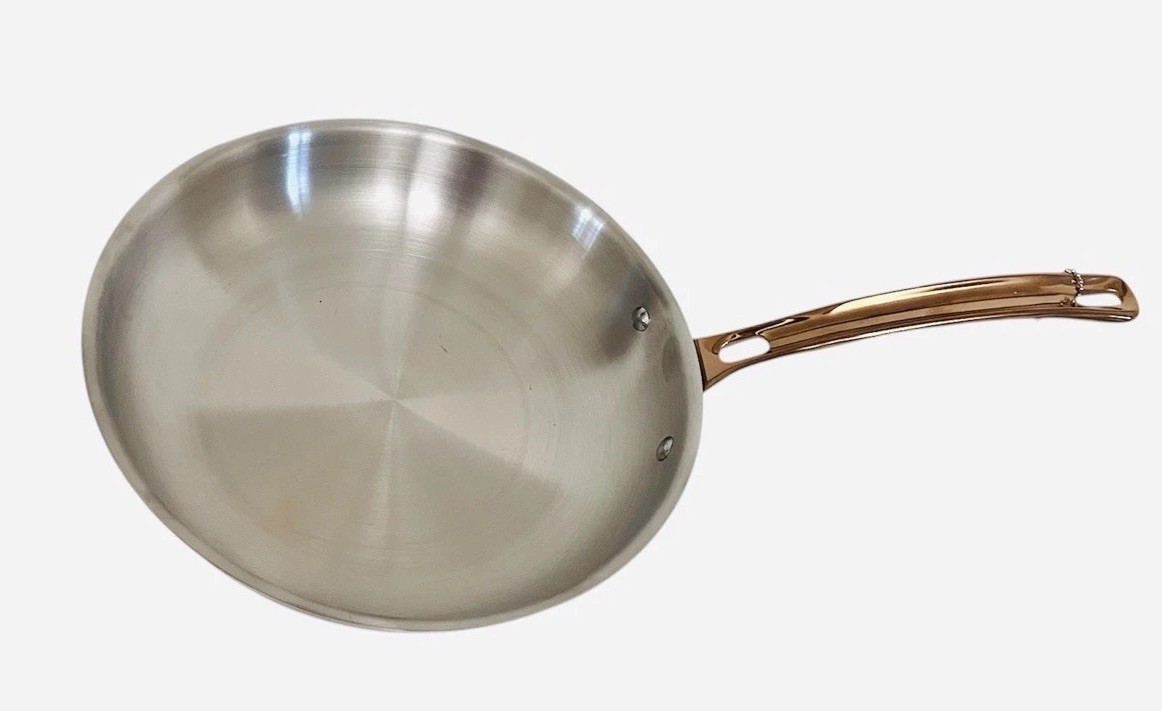 New Viking 3-Ply Stainless Steel Copper Handle 12″ Frying Fry Pan Sauté