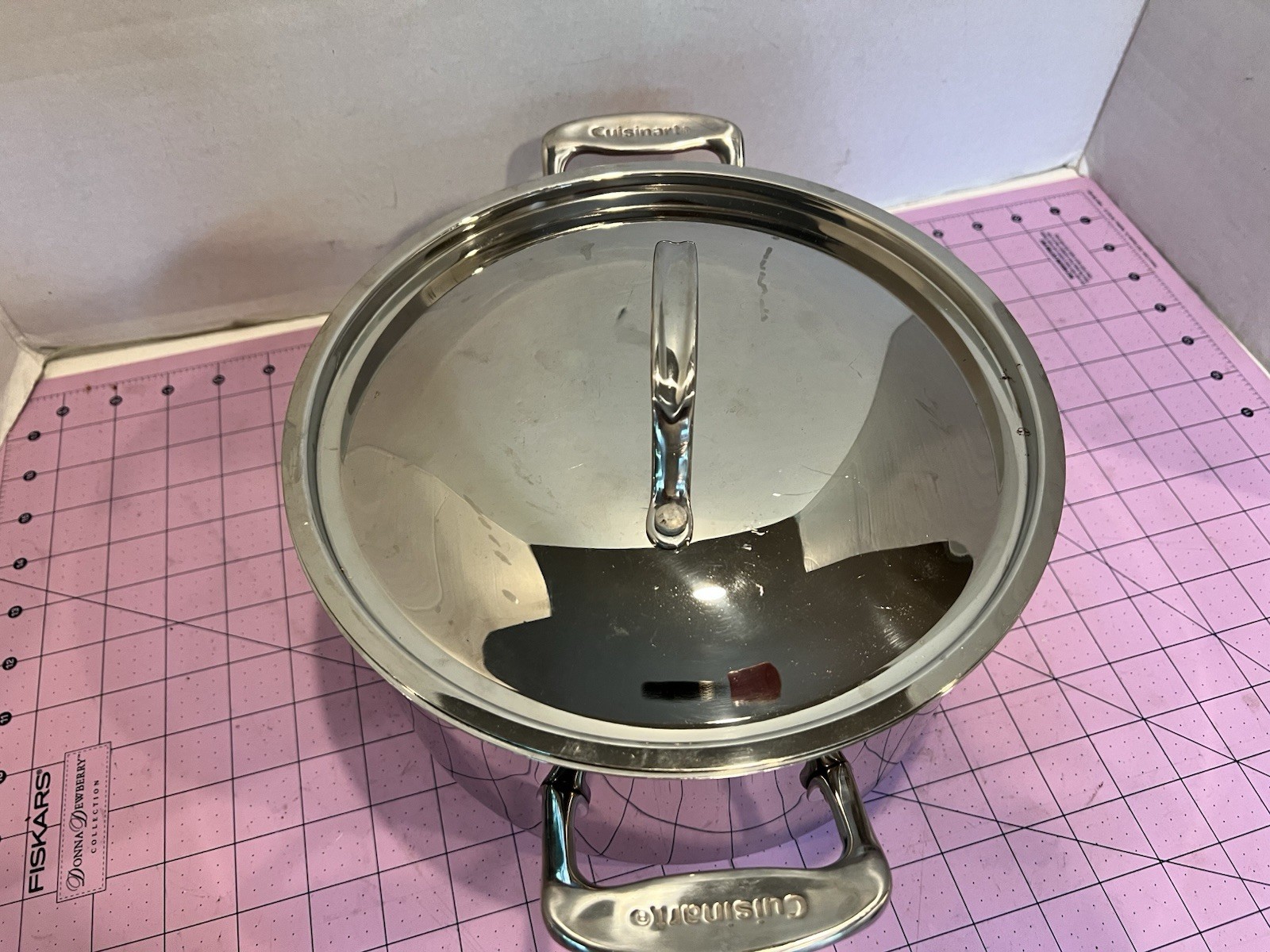 Cuisinart Chef’s Classic 6 Quart Stainless Steel Sauce Pot w/ Cover Lid 744-24