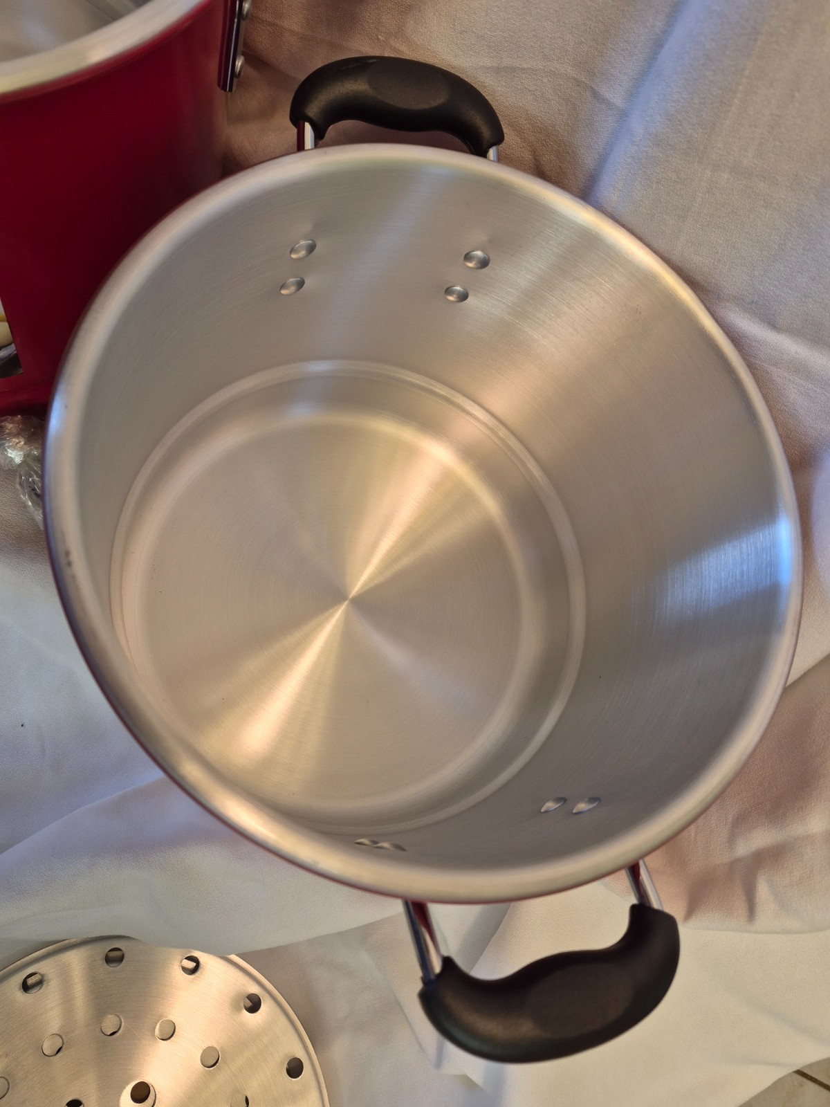 New in Open Box Red Alpine Cuisine 20qt /12qt Steamer 19L/11.4L Vaporera set