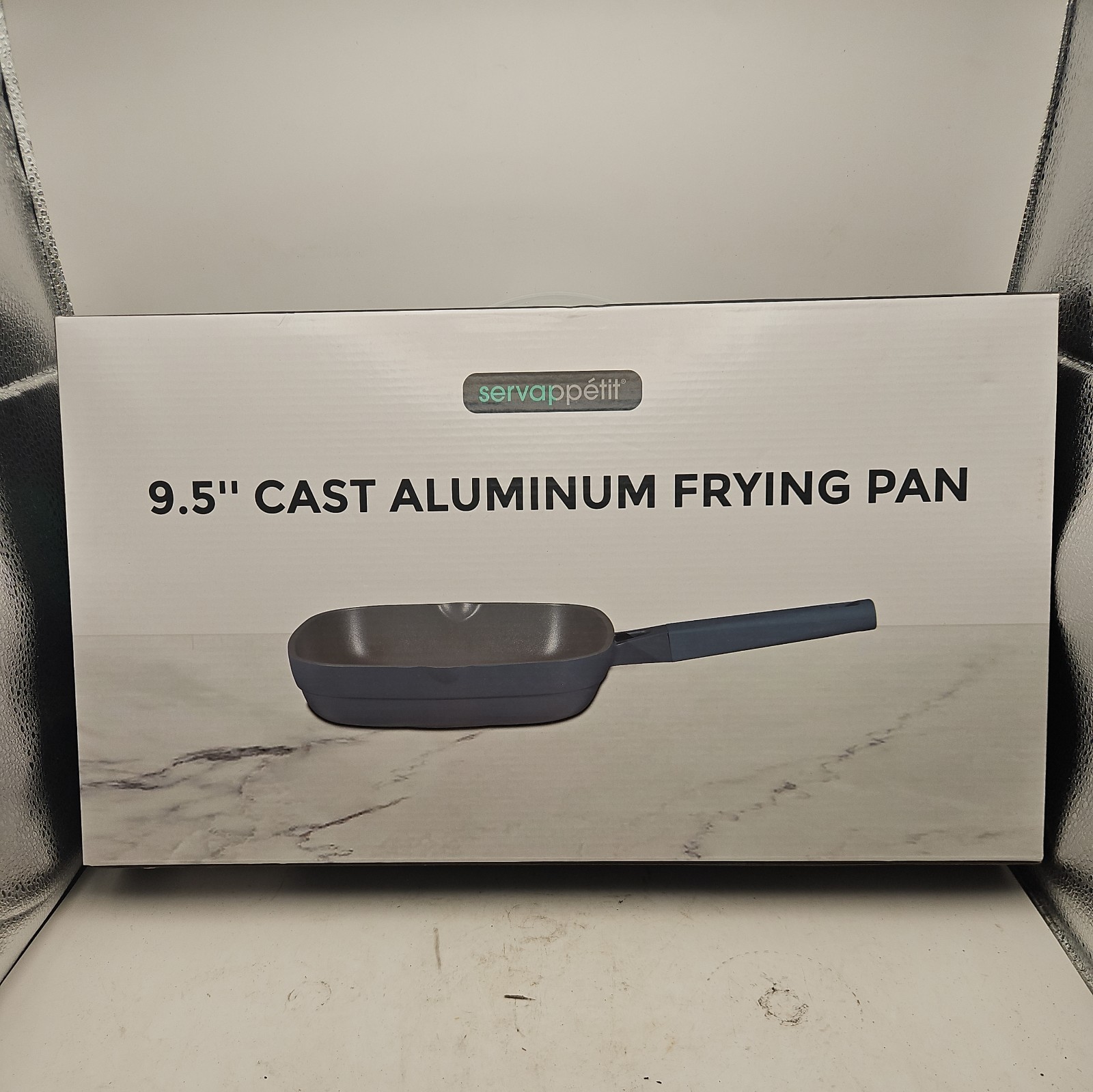 Servappetit 9.5” Cast Aluminum Frying Pan New Blue