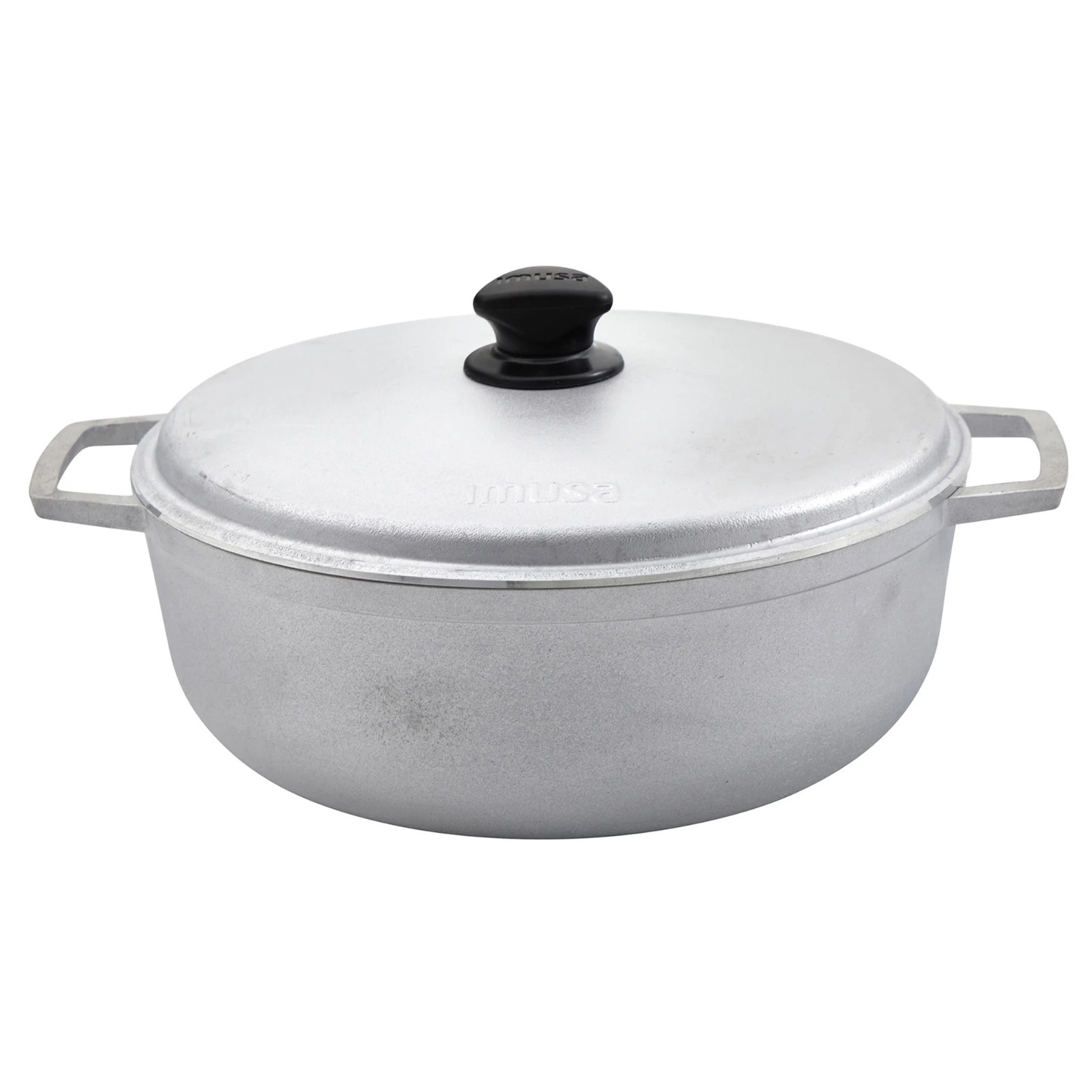 7.5Qt Cast Aluminum Caldero Cooking Pot W/ Lid Rice Stews Beans Soups