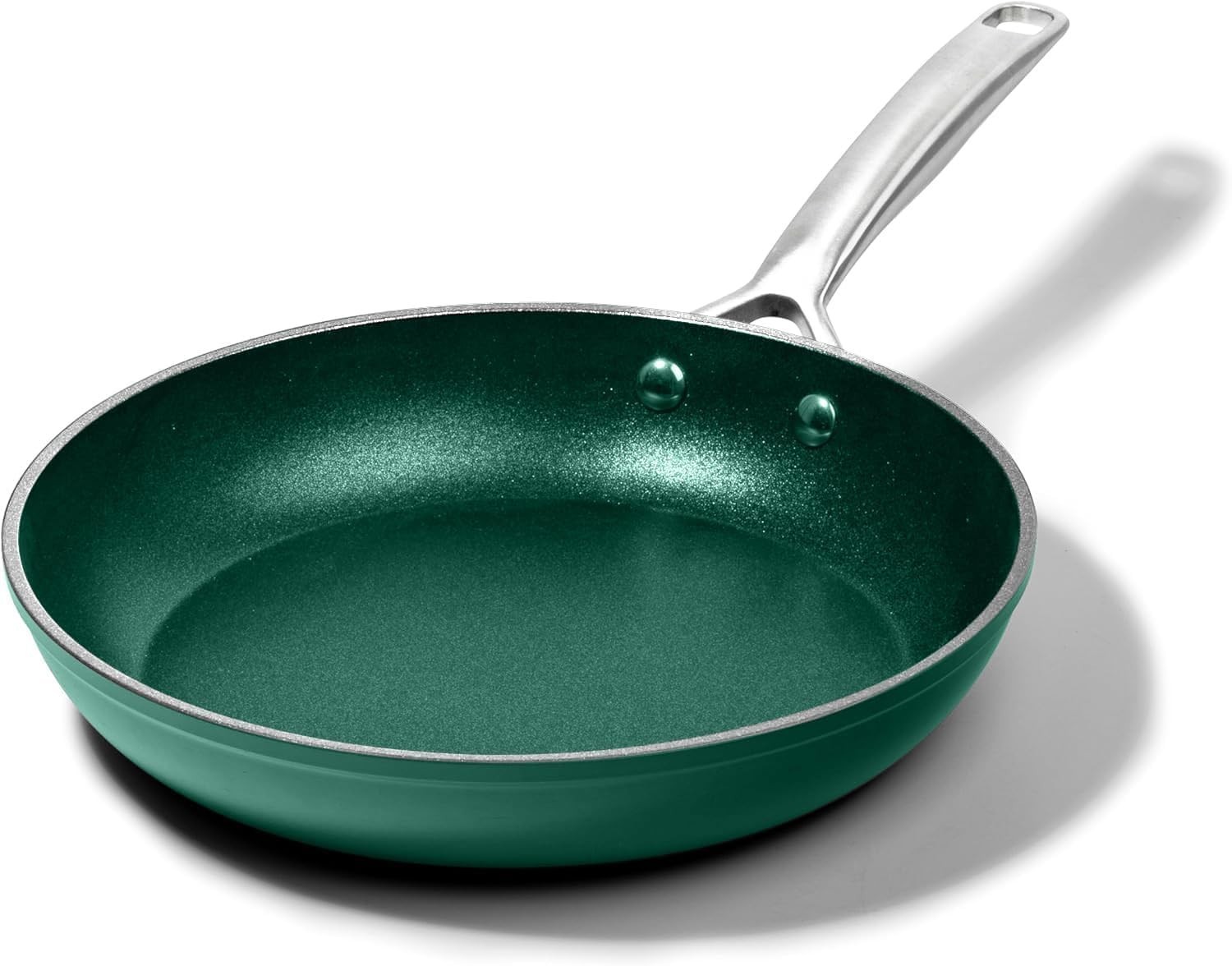 Granite Stone 12″ Non-Stick Frying Pan, Green, New