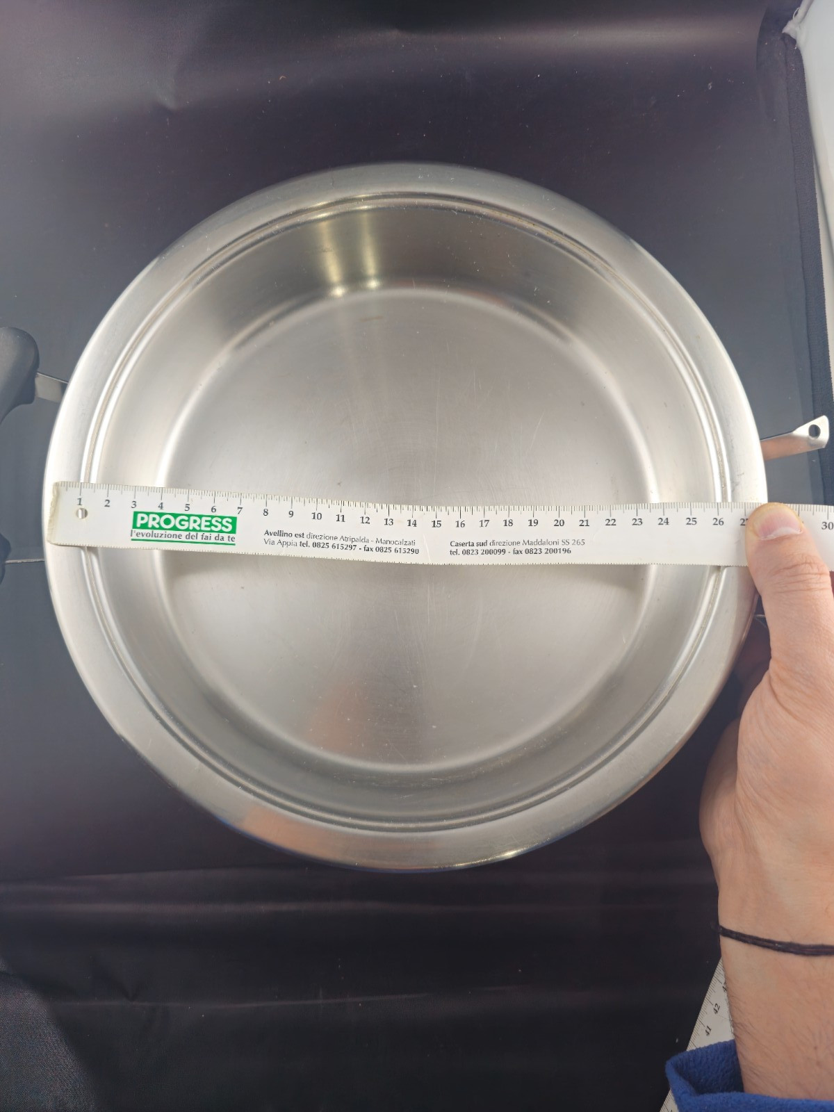 Stainless Steel Induction Cooker Casserole 2 Handles Nature Line 26cm