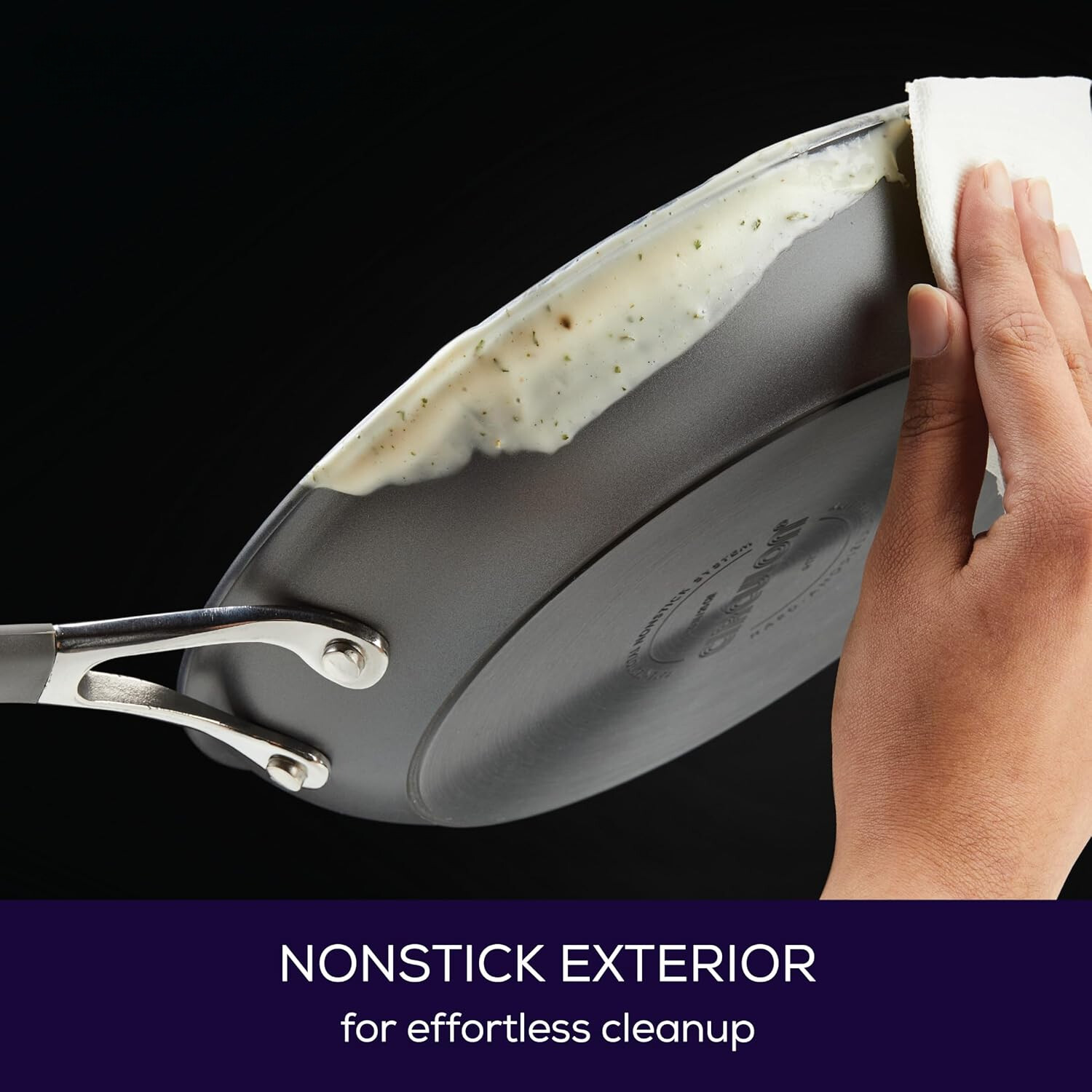 Radiance Hard Anodized Nonstick Frying Pan Fry Pan / Hard Anodized Skillet 14in