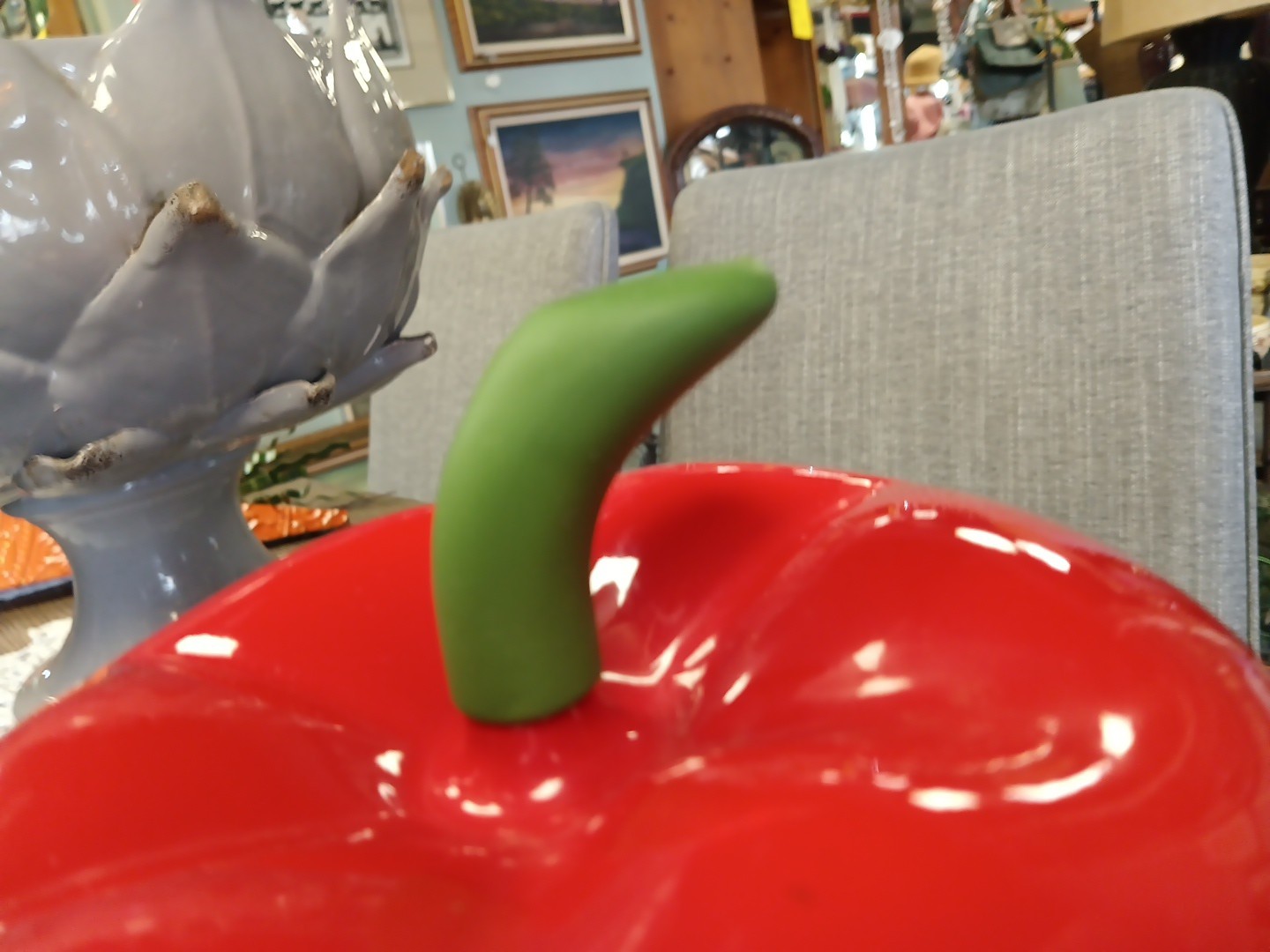 Technique Brand Cast Iron/Enamel Dutch Oven Red Tomato/Apple