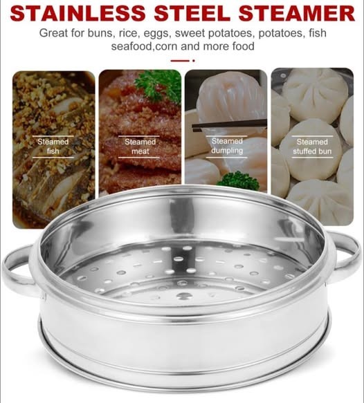 Kitchen Steamer Basket 8.66 Inch Stainless Steel Food Steaming Basket