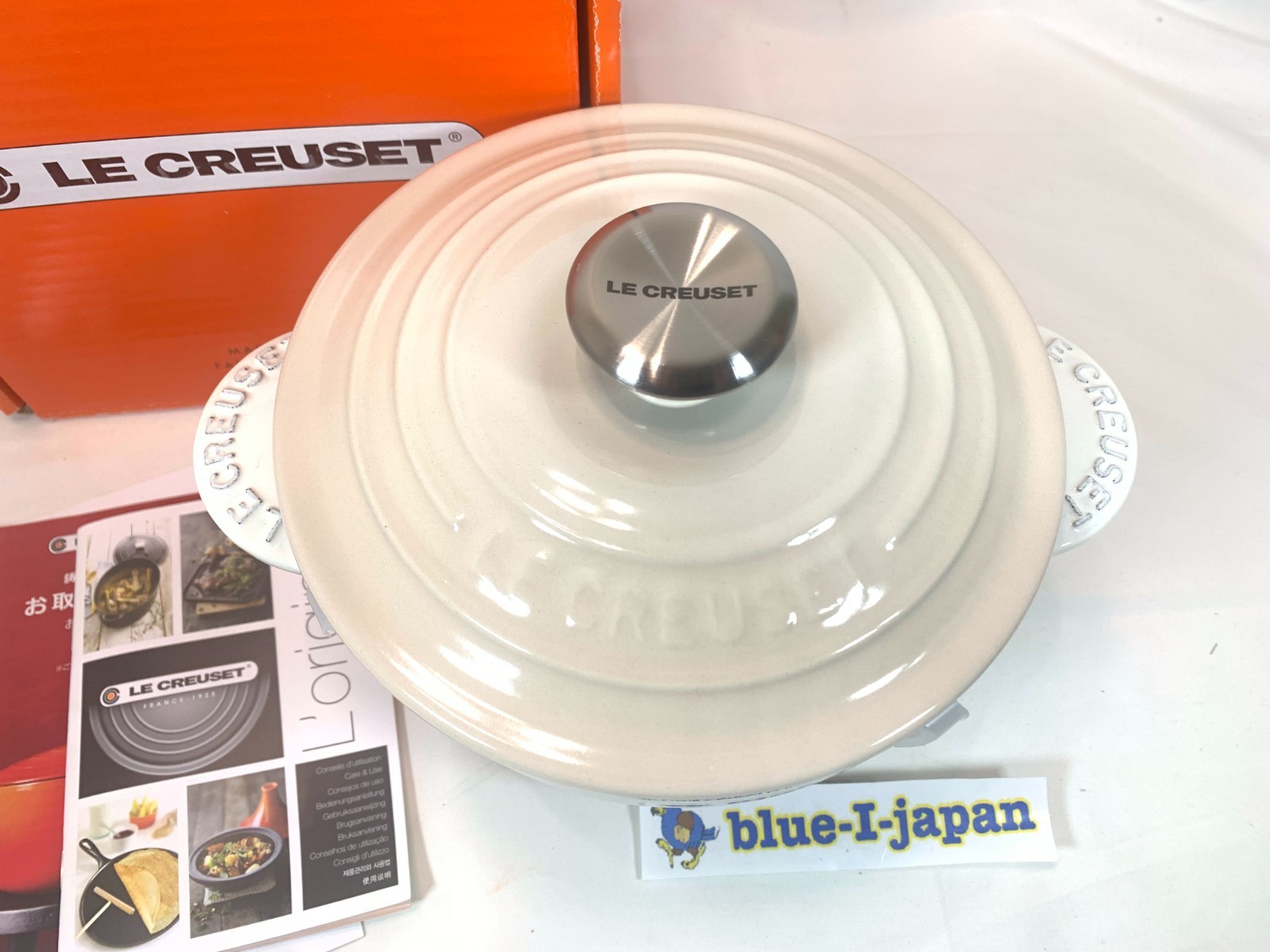 Le Creuset Cocotte Every Rice Pot 18cm 2.25qt Meringue Enamel Cast Iron